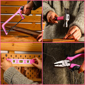 DEKOPRO pink tool kit makes a thoughtful gift for beginners