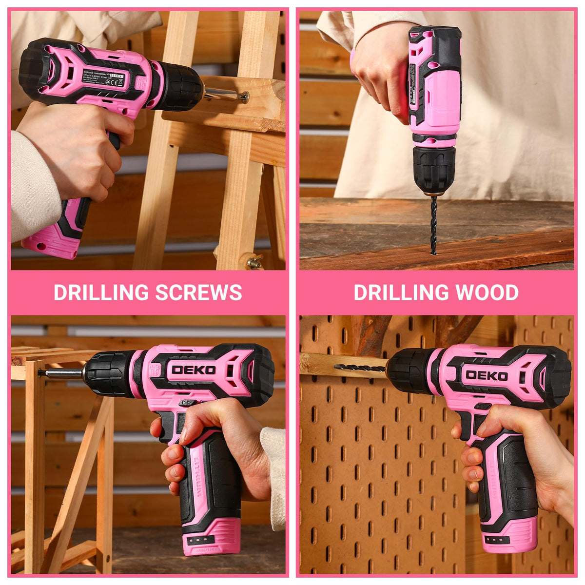 DEKOPRO pink user manual included for quick setup and use.