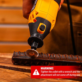DEKOPRO ergonomic soft grip reduces fatigue during extended sessions.