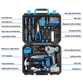 DEKOPRO tool kit case open displaying organized storage
