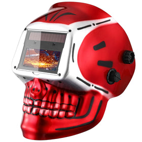 DEKOPRO welding helmet true color viewing area enhances visibility during welding
