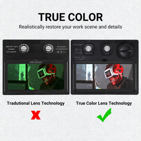 DEKOPRO welding helmet sensitivity and delay settings tailor shade response