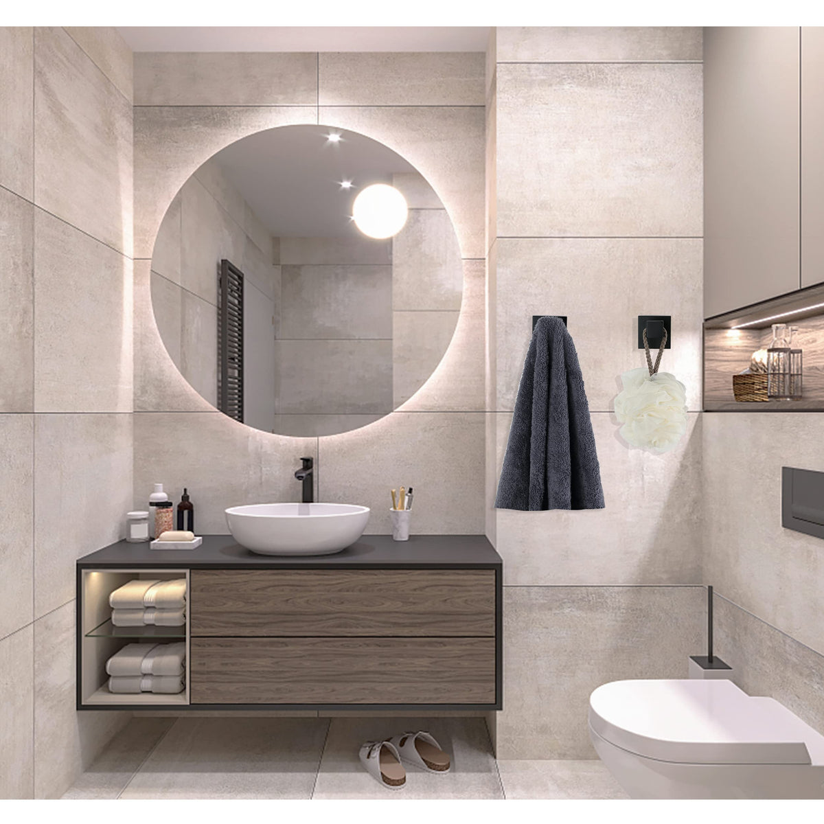 Delarkusi stainless steel coat hook anti-rust design for durable everyday use.