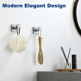 Delarkusi stainless steel towel hook SUS304 resists humidity and corrosion