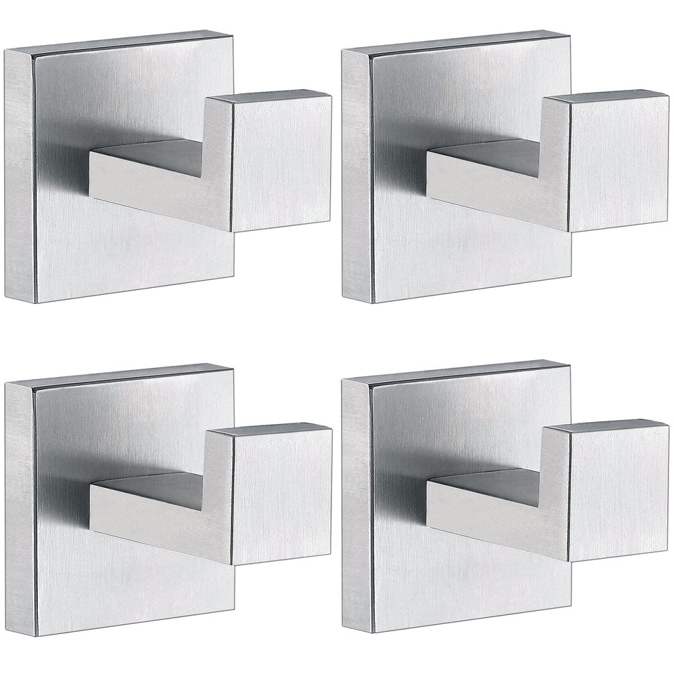 Delarkusi towel hook brushed nickel wall mount keeps towels organized and rust-free