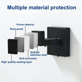 Delarkusi wall-mount hardware kit included for quick installation.