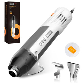DELI mini heat gun compact design for precise crafting projects