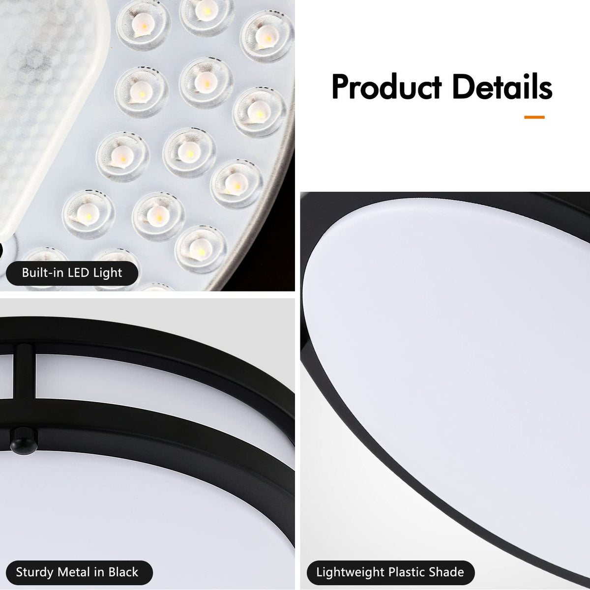 Delightown easy-install ceiling light kit with included hardware.