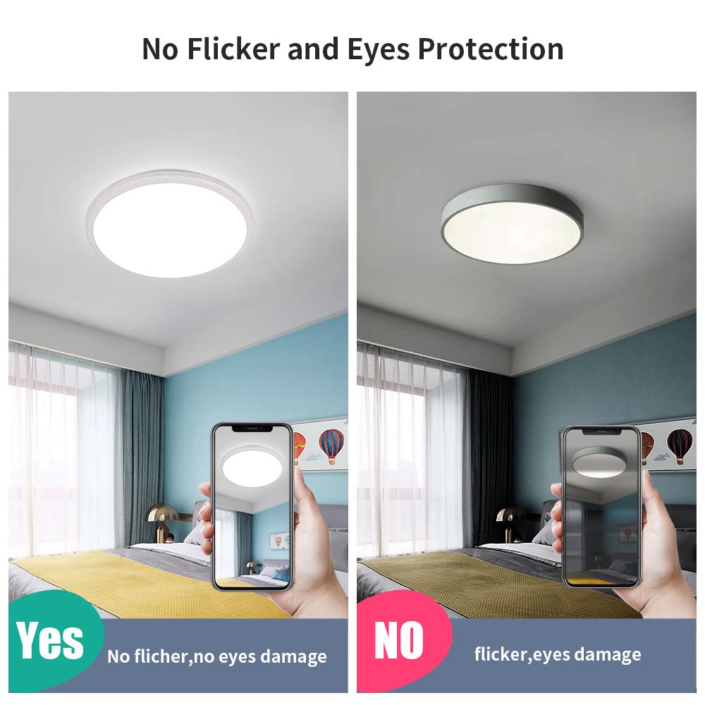 DELIPOP 24W flush mount for versatile indoor spaces and low-clearance ceilings.