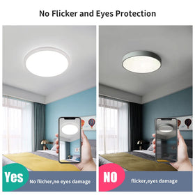 DELIPOP 24W flush mount for versatile indoor spaces and low-clearance ceilings.