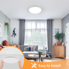DELIPOP easy-install ceiling light with simple base-to-wire setup.