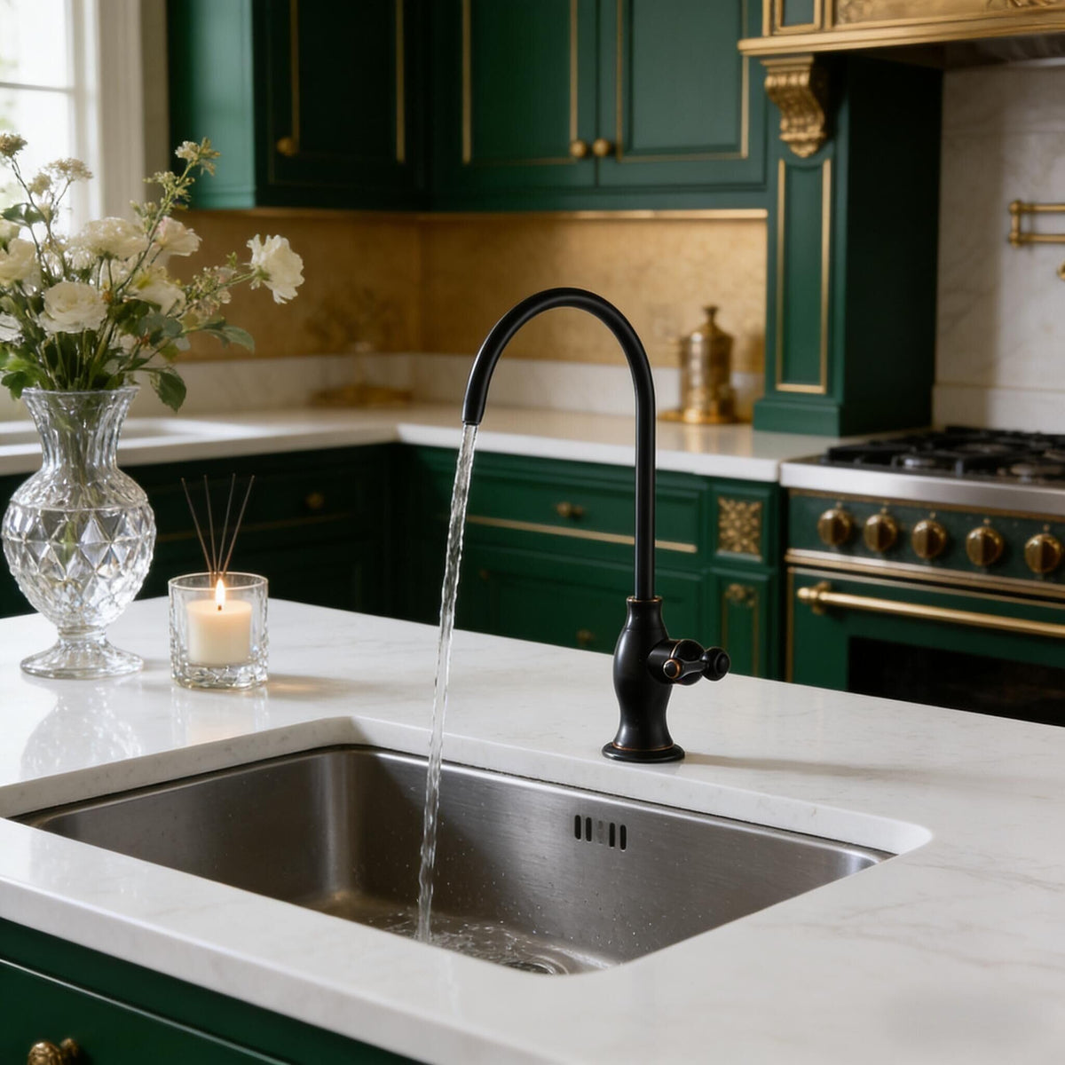 Delle Rosa installation fits holes up to 1.3 inches in diameter.