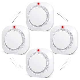 Deller Smoke Detector with photoelectric sensor, LED indicator, and battery power for reliable alerts.