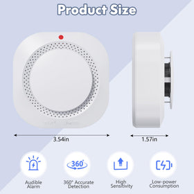 Deller Smoke Detector suitable for bedrooms, living rooms, basements, and offices.
