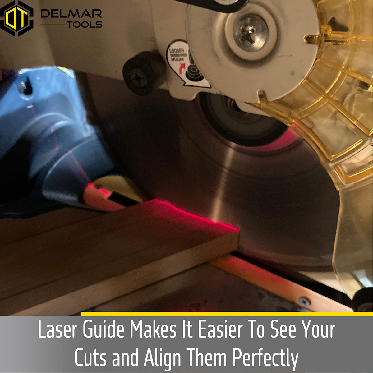 Delmar Tools laser guide installation in minutes with thumb grips