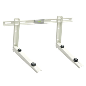 Delmoar mini split bracket on outdoor wall mounts securely up to 270 lbs.