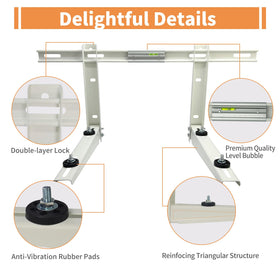 Perpendicular condenser mounting helps prevent water damage and debris intrusion.