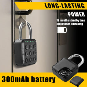 DELSWIN combination lock IP67 waterproof rating indicates outdoor durability.