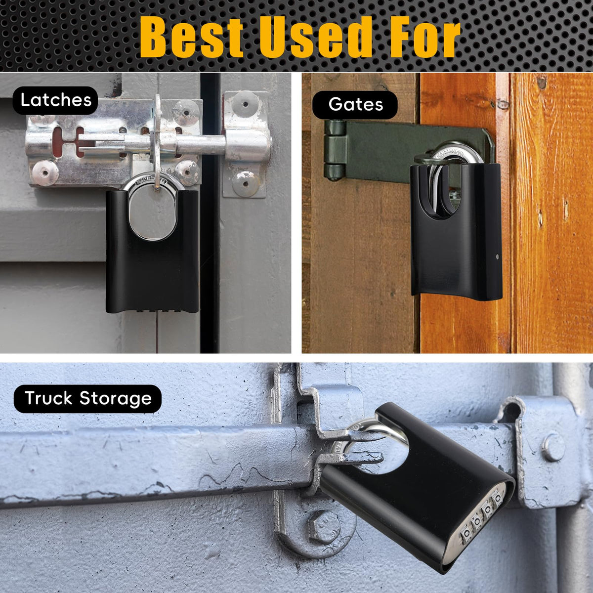 DELSWIN dial and reset window enabling easy 4-digit code customization.