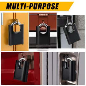 DELSWIN outdoor padlock securing fences, gates, and storage spaces effectively.