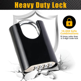 DELSWIN shackle shield protecting against bolt cutters while maintaining smooth operation.