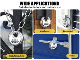 DELSWIN ideal for securing storage gates and outdoor sheds.