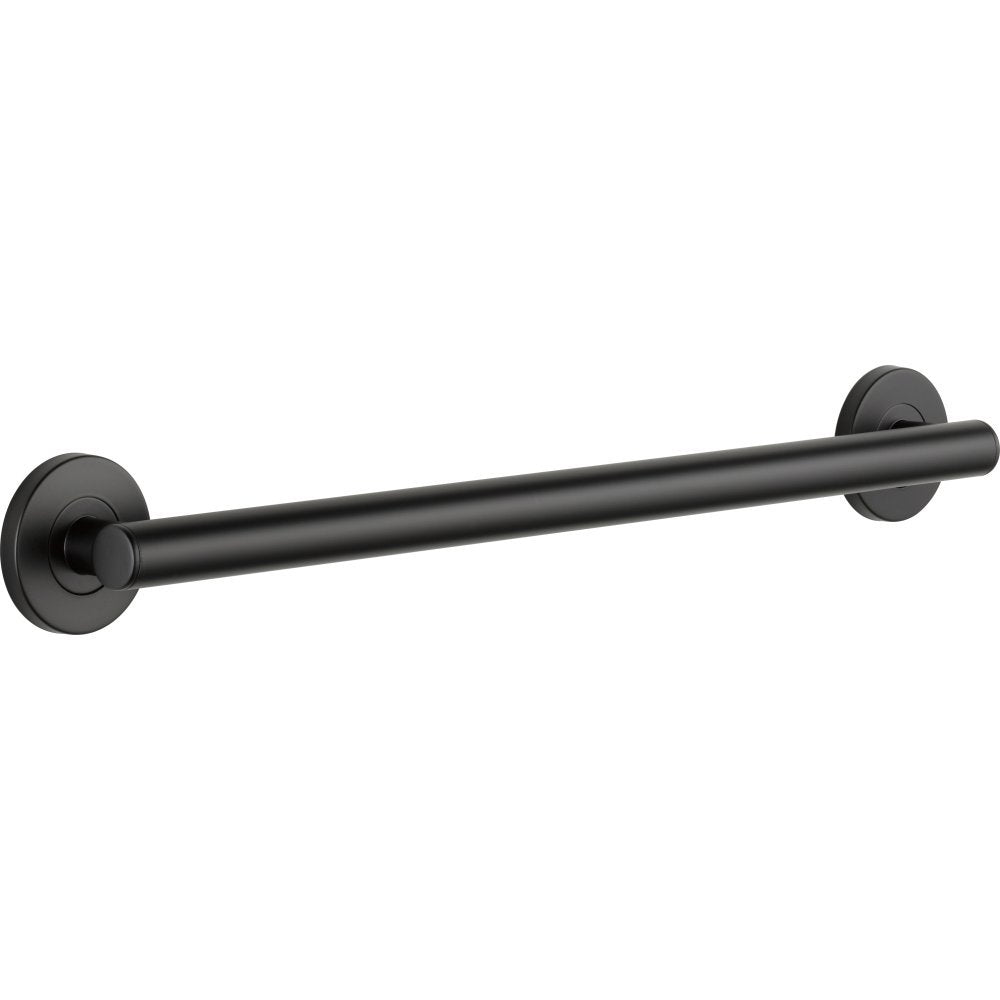 Delta 41824-BL contemporary ADA grab bar, 24 inches, sturdy support in showers.