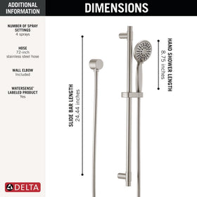 Delta massage spray option for targeted muscle relief