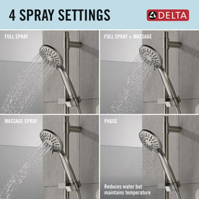 Delta pause setting for shaving and lathering
