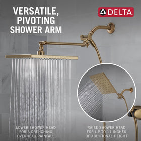 Delta Champagne Bronze finish adds durable, stylish bathroom detail.