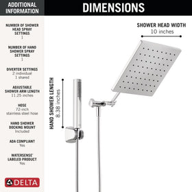 Delta 75527 quick-install bracket shows tool-free setup for fast installation