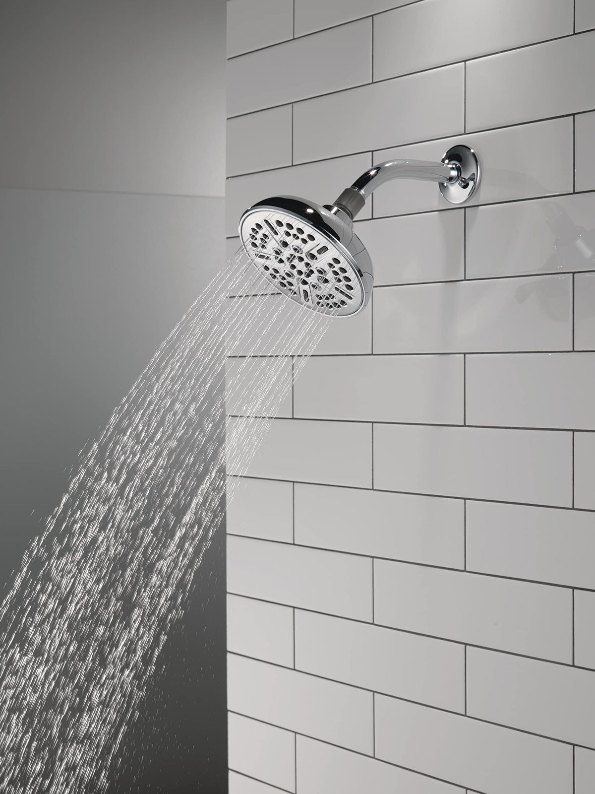 Delta 75898 Massage Spray targets muscles for soothing relief during rinse.