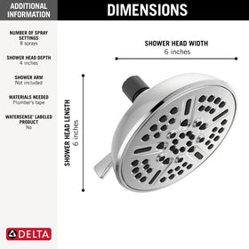 Delta 75898 Pause Setting enables water-saving during shaving or lathering.