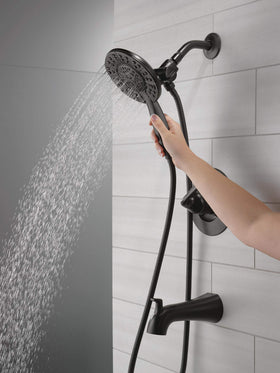 Delta Arvo In2ition 2-in-1 hand shower, versatile for simultaneous use
