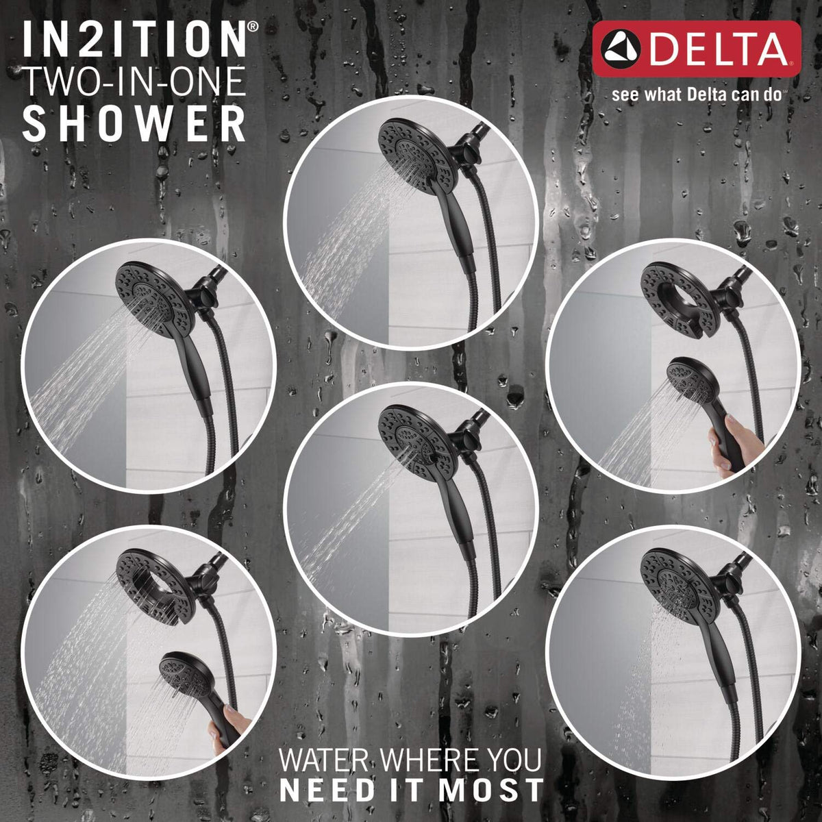 Delta Arvo pause setting supports shaving and lathering