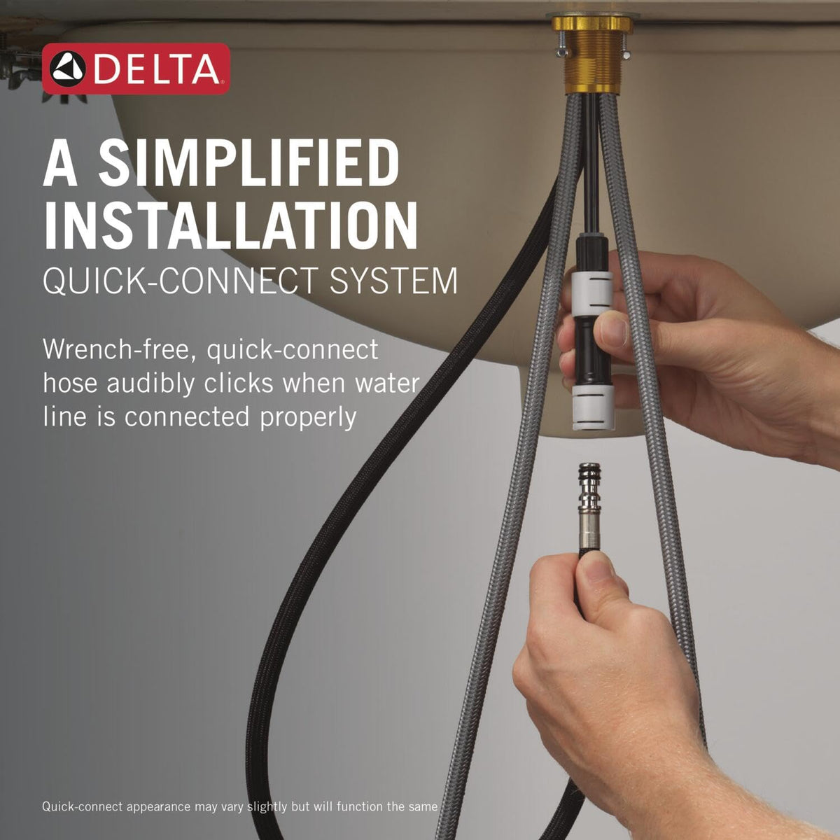 Delta Arvo matte black faucet with lifetime warranty