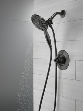 Delta Arvo matte black finish complements modern bathrooms and resists corrosion.