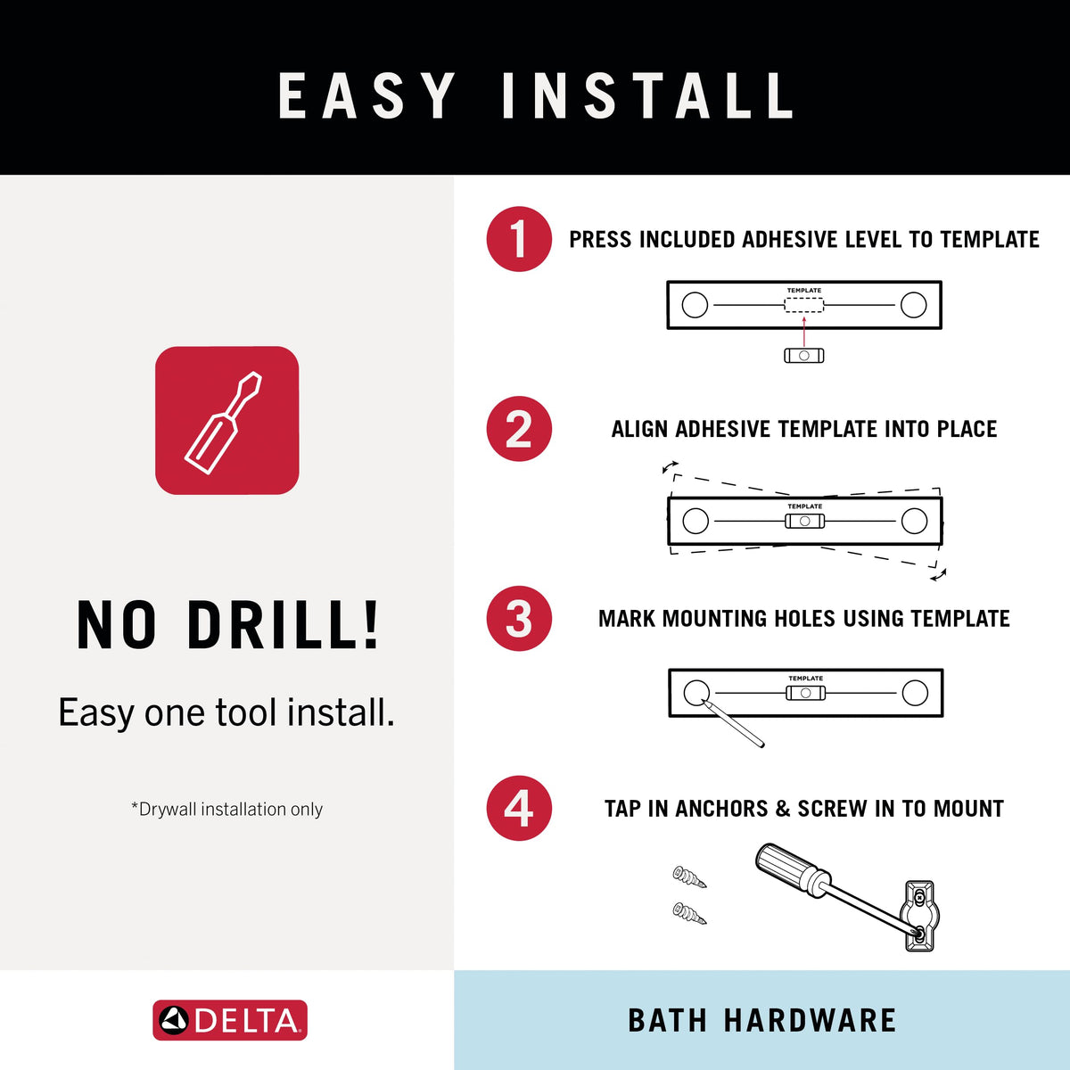 Delta Arvo SpotShield finish resists water spots and fingerprints