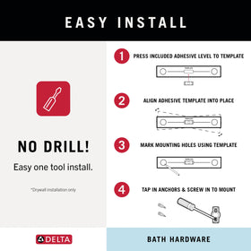 Delta Arvo SpotShield finish resists water spots and fingerprints