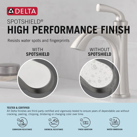 Delta Arvo finishes pass rigorous tests for durability under heavy daily wear.