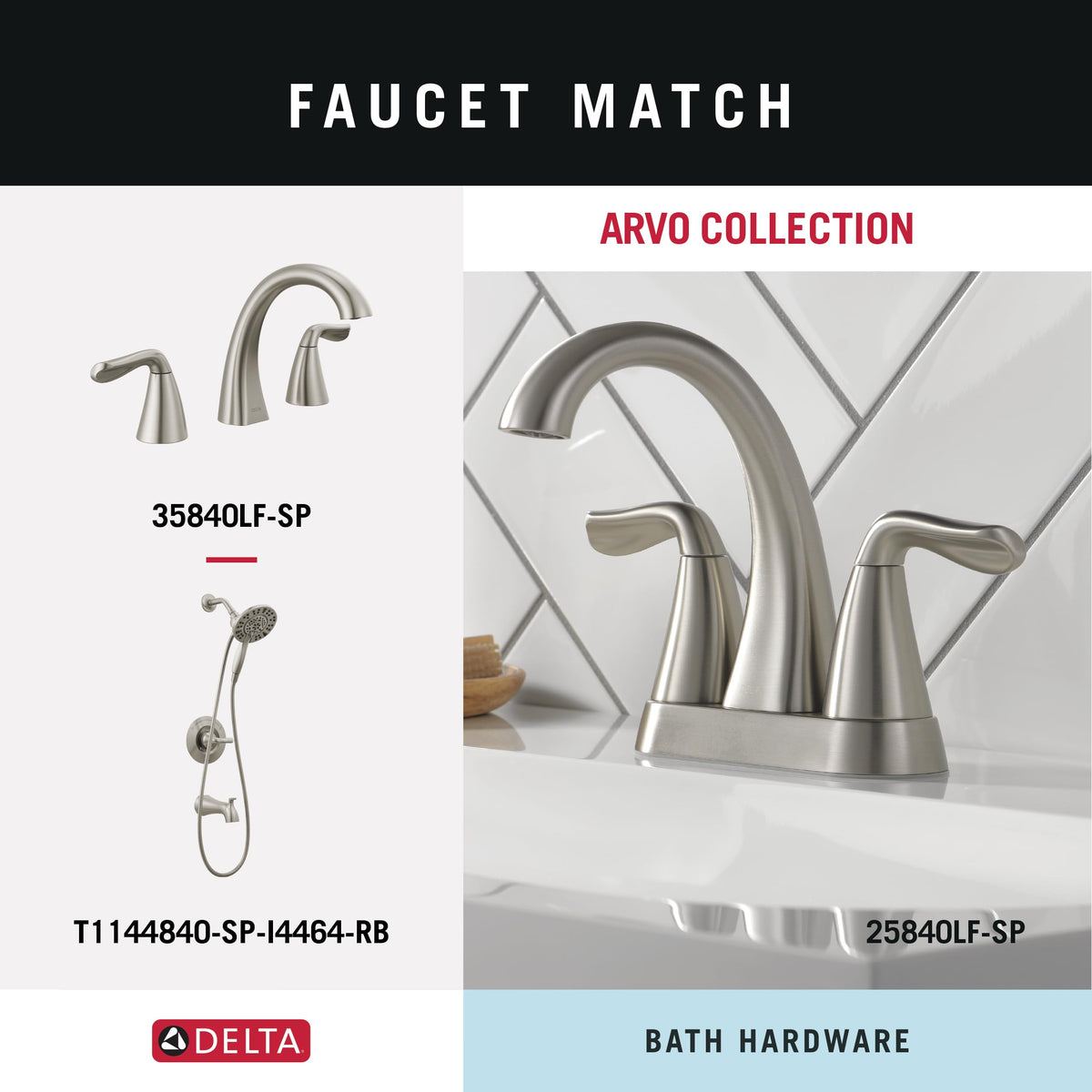 Delta Arvo towel ring provides quick drying and neat presentation