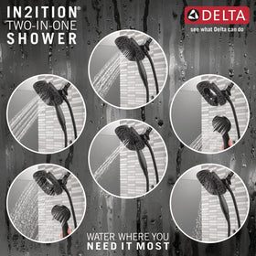 Delta Ashlyn hand shower detail illustrating flexible detachable design