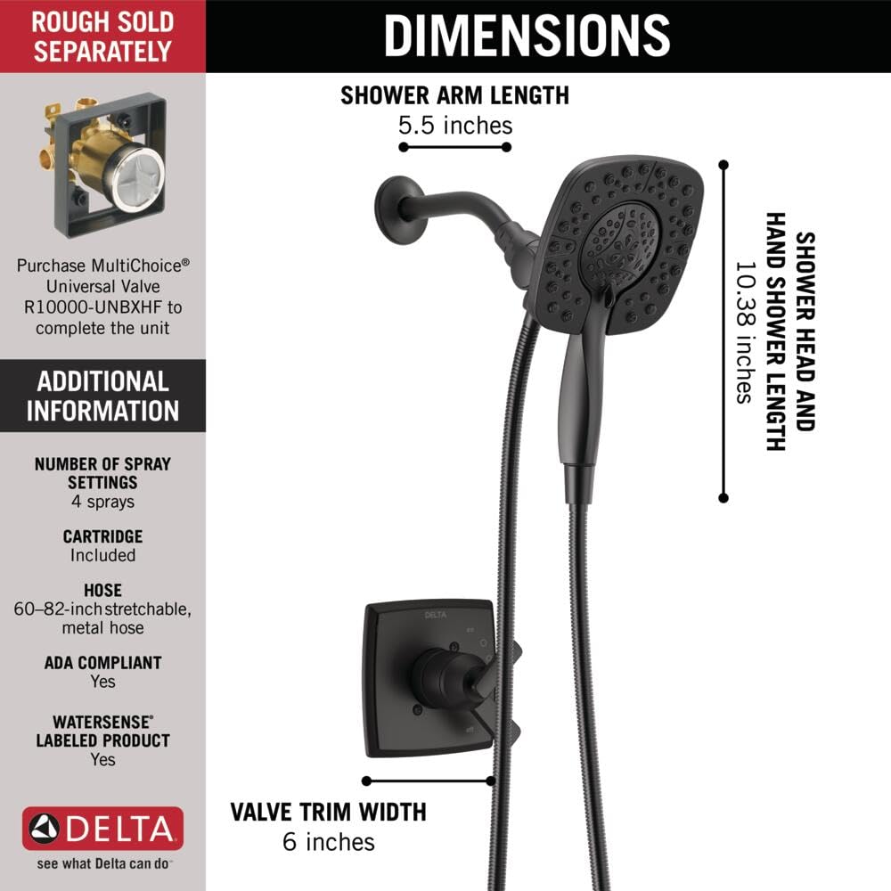 Delta Ashlyn matte black finish close-up with fingerprint resistance