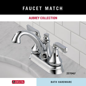 Installation hardware included for easy setup of the Delta Aubrey ring.