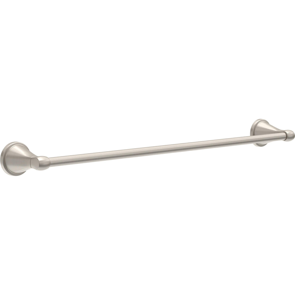 Delta Becker 24-inch towel bar front view showing clean profile and space-saving design