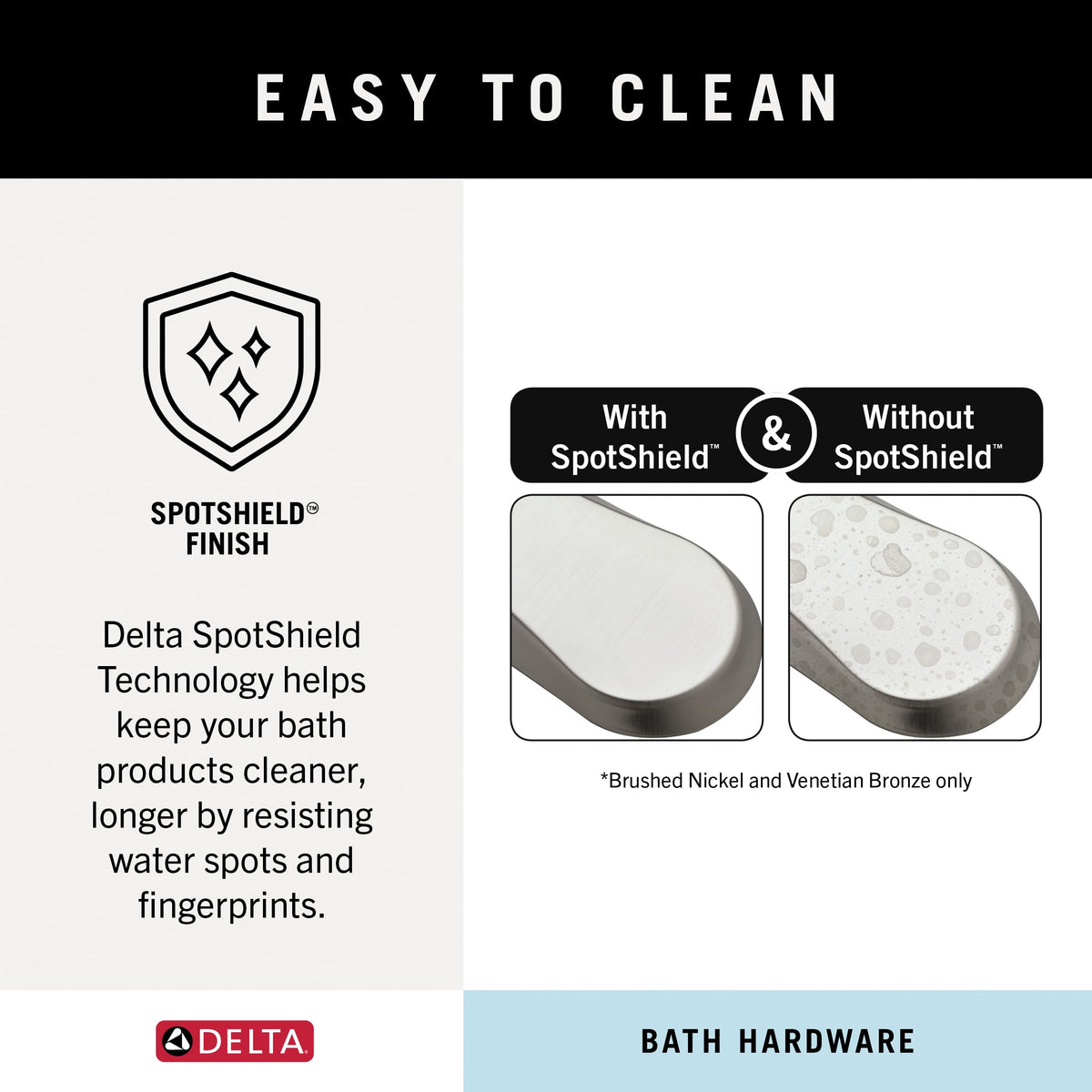 Delta Becker 24-inch towel bar packaging and included mounting hardware