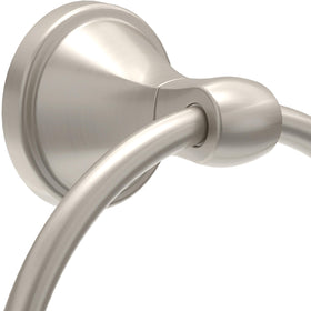 Delta Becker towel ring dimensions show a compact footprint for tight spaces.
