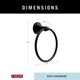 Delta Becker bathroom accessory in contemporary space emphasizing space-saving design