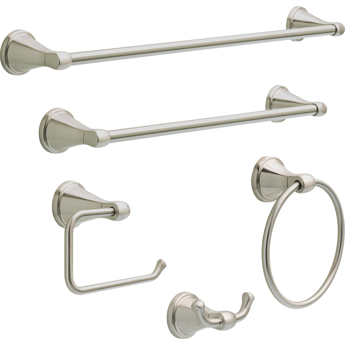 Delta Becker towel ring template aids precise wall mounting.