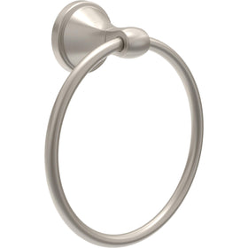 Delta Becker towel ring wall-mounted for space-saving bathroom organization.